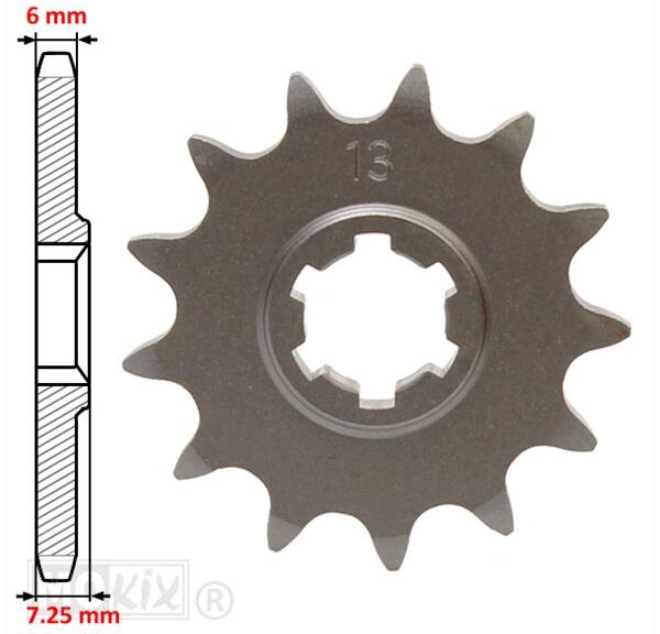 Voortandwiel Suzuki TSX 13tands IGM