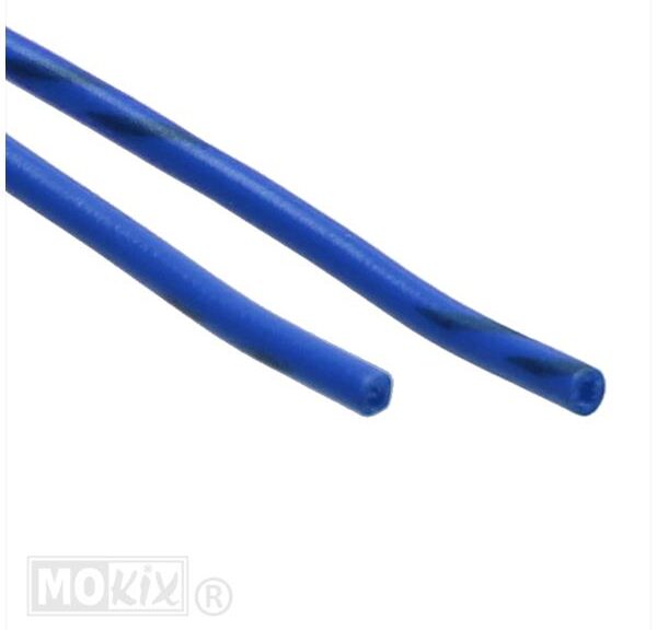Lichtsnoer UNI 1mtr 0.75mm2 Blauw