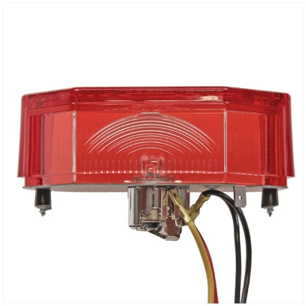 Achterlicht Glas Zundapp/Kreidler SET (ULO) Rood - Afbeelding 2
