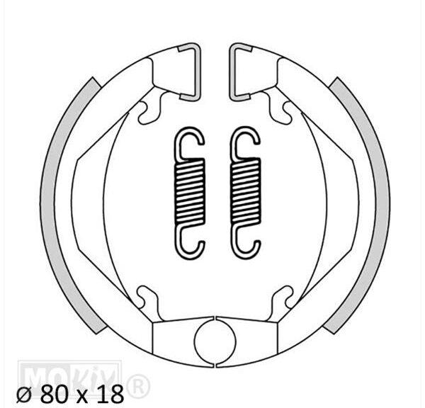 Remschoen-SET Puch Maxi (80mm Leleu)