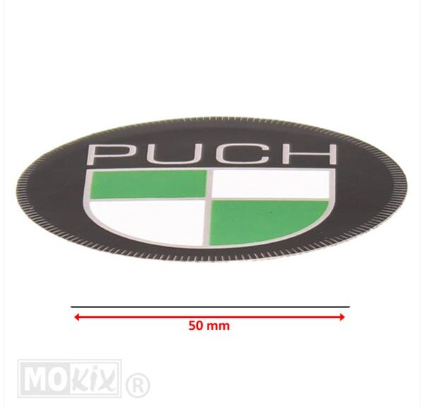 Puch Embleem Rond Sticker 50mm