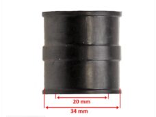 Spruitstuk Aanzuig Rubber Universeel 20mm SP