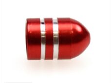 Ventieldop SET Aluminium Punt Rood