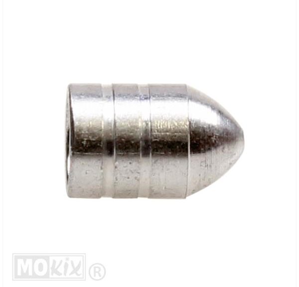 Ventieldop SET Aluminium Punt Blank