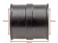 Spruitstuk Aanzuig Rubber Scooter 17/19mm SP