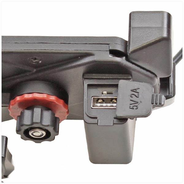 Smartphone Houder Scooter/Motor MET USB Lader - Afbeelding 2