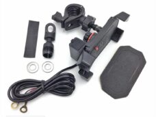 Smartphone Houder Scooter/Motor MET USB Lader