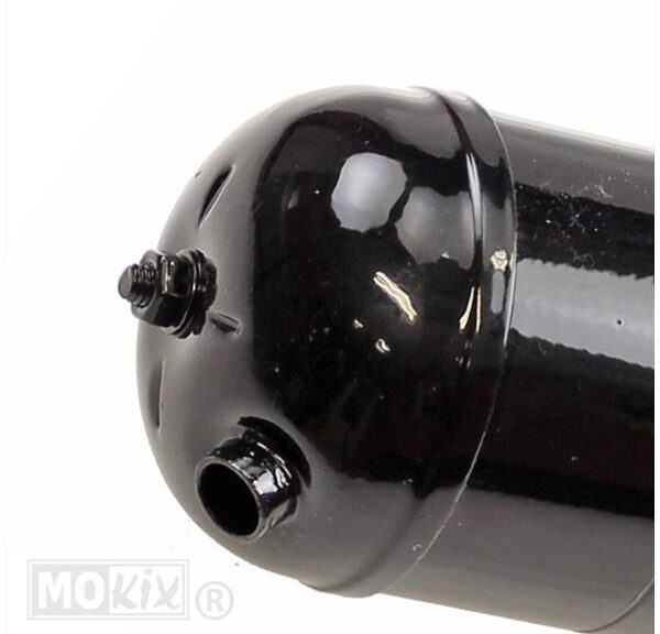 Uitlaat Peugeot 103/104 Flens Zwart