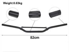 Stuur Model Cross Aluminium MAT Zwart - Supertec