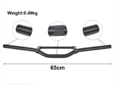 Stuur Scooter Aluminium MAT Zwart - Supertec