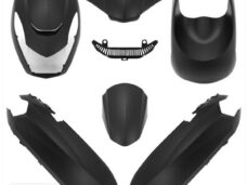 Plaatwerk KIT Peugeot Kisbee MAT Zwart 6delig