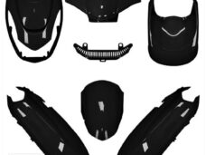 Plaatwerk KIT Peugeot Kisbee Glans Zwart 6delig
