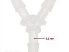 Slangverbinder Y-Stuk 3.2mm Doorzichtig (1) - Bollard