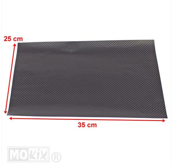 Stickervel Carbon 25x35cm Glans Zwart