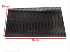 Stickervel Carbon 25x35cm MAT Zwart