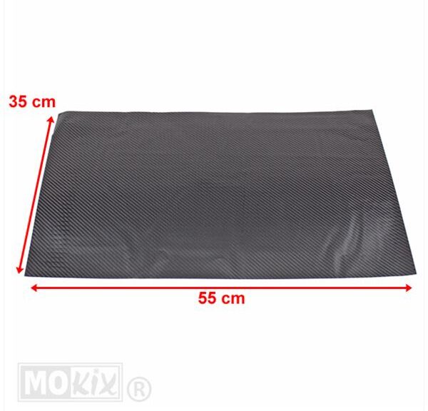 Stickervel Carbon 50x35cm Glans Zwart