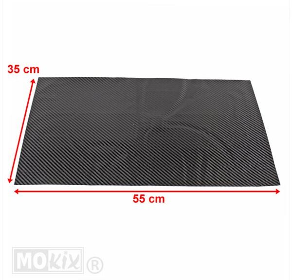 Stickervel Carbon 50x35cm MAT Zwart