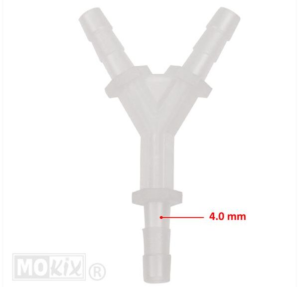 Slangverbinder Y-Stuk 4.0mm Doorzichtig (1) - Bollard