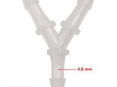 Slangverbinder Y-Stuk 4.8mm Doorzichtig (1) - Bollard