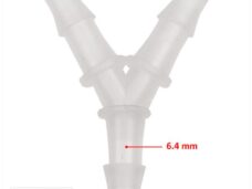 Slangverbinder Y-Stuk 6.4mm Doorzichtig (1) - Bollard