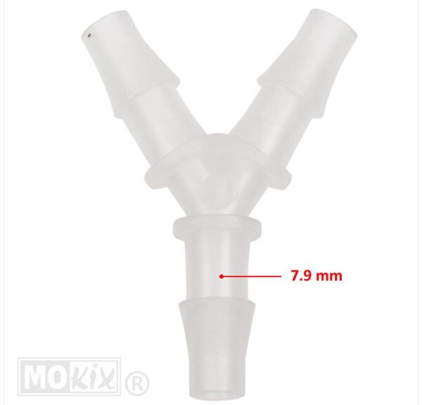 Slangverbinder Y-Stuk 7.9mm Doorzichtig (1) - Bollard