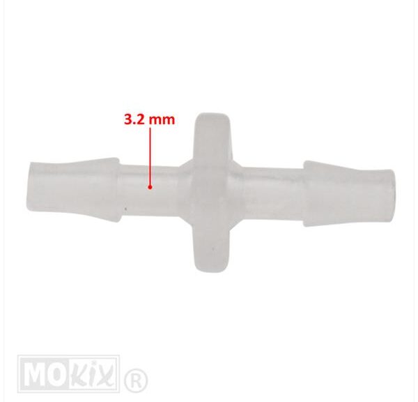 Slangverbinder 3.2mm Doorzichtig (1) - Bollard