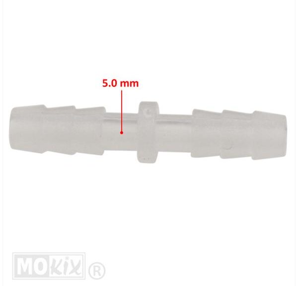 Slangverbinder 5.0mm Doorzichtig (1) - Bollard