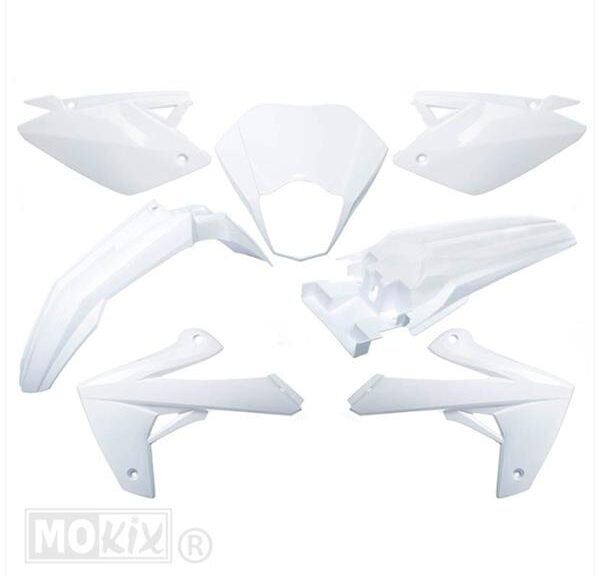 Plaatwerk KIT Rieju MRT  2009-2021 WIT 7delig - MKX