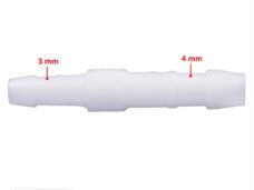 Slangverbinder 4mm > 3mm WIT (1)