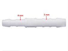 Slangverbinder 5mm > 4mm WIT (1)