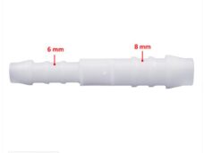 Slangverbinder 8mm > 6mm WIT (1)