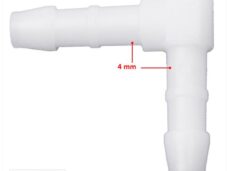 Slangverbinder Haaks 90gr 4mm WIT (1)
