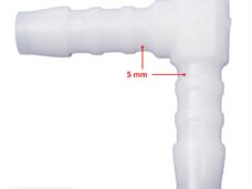 Slangverbinder Haaks 90gr 5mm WIT (1)