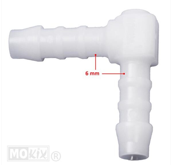 Slangverbinder Haaks 90gr 6mm WIT (1)