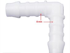 Slangverbinder Haaks 90gr 8mm WIT (1)