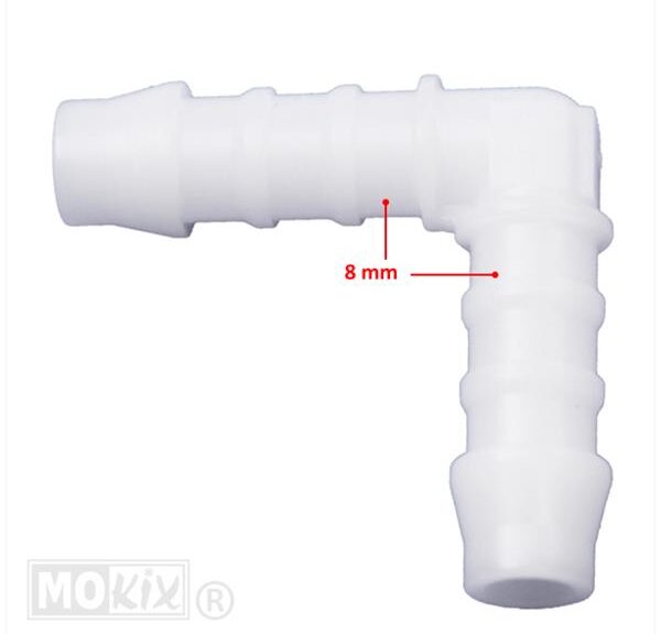 Slangverbinder Haaks 90gr 8mm WIT (1)