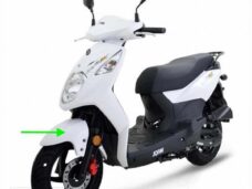 Voorspatbord SYM Orbit II/X-PRO WIT