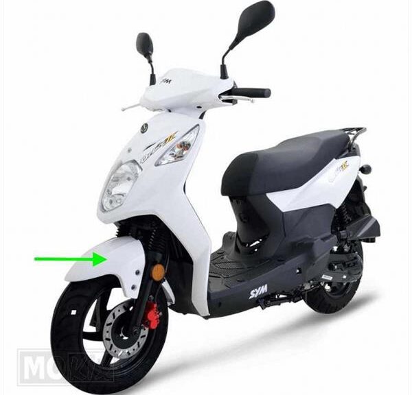 Voorspatbord SYM Orbit II/X-PRO WIT