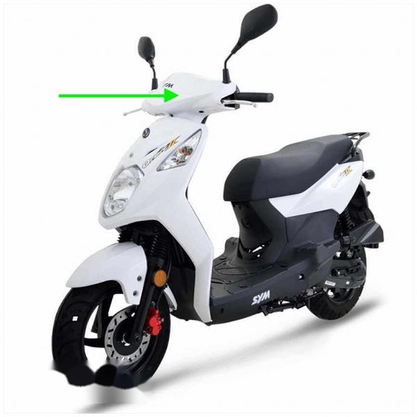 Stuurkap SYM Orbit II/X-PRO WIT - Afbeelding 2