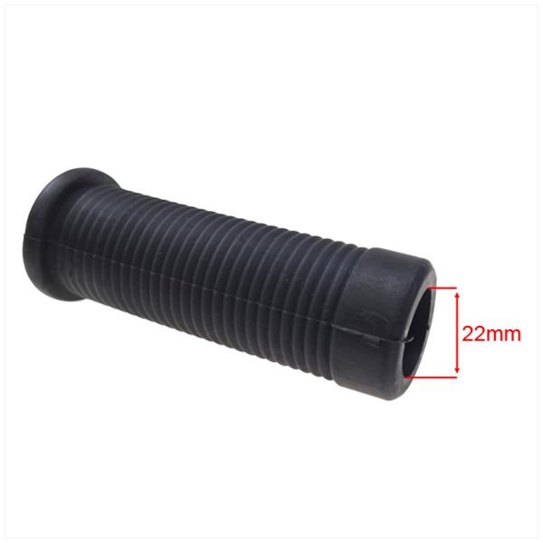 Voetsteun-Rubber Tomos 22mm Zwart SET - Afbeelding 3