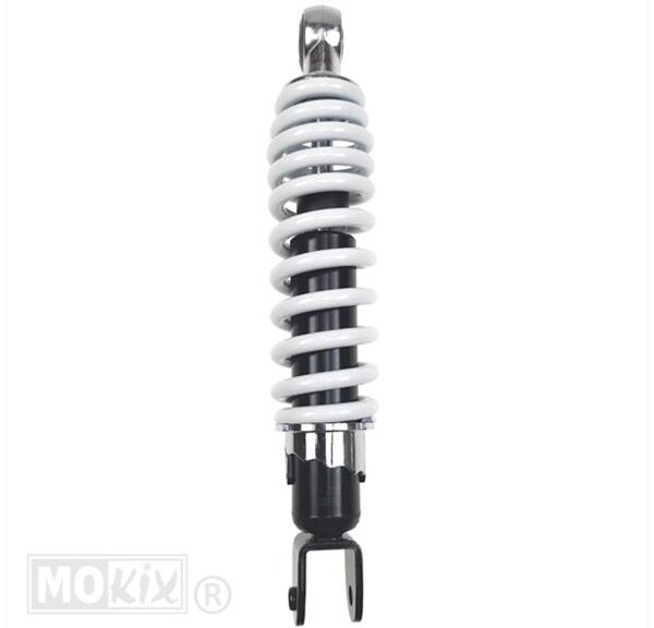 Schokbreker Yamaha BW'S/Amico 250mm Zwart/WIT - MDI