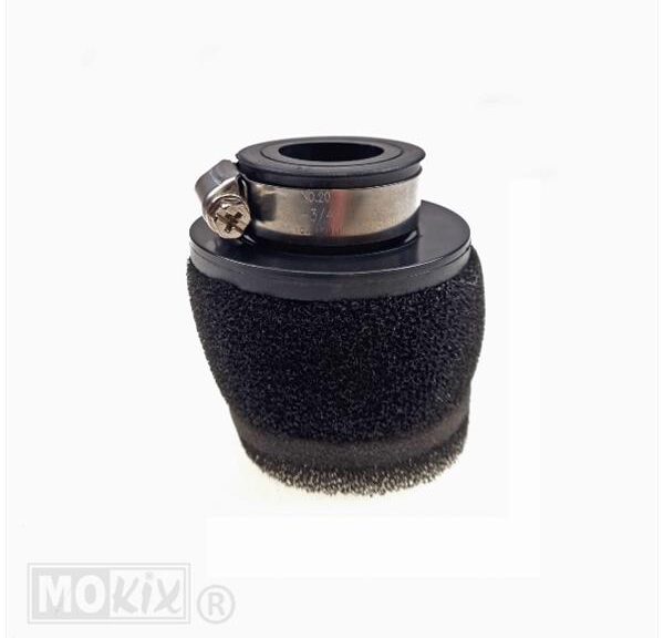 Powerfilter Foam Racing Klein Zwart 28/35mm ST - Supertec