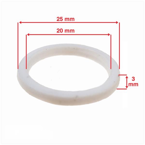 Begrenzingringen SET (PVC) 20x25x2/3/4mm (3delig) - Afbeelding 2