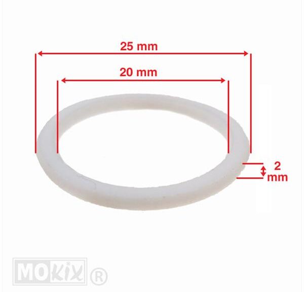 Begrenzingringen SET (PVC) 20x25x2/3/4mm (3delig) - Supertec