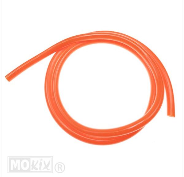 Benzineslang 5x8 Neon Oranje PVC 100cm - Supertec