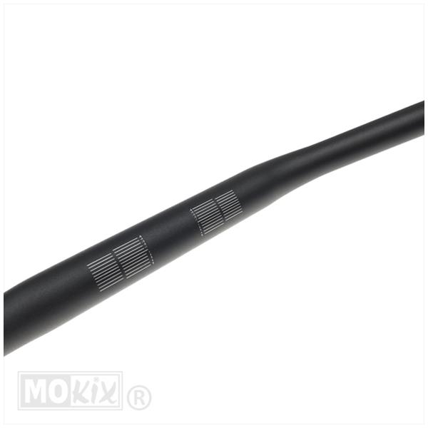Stuur Motor Cross MAT Zwart 28.6mm 82cm Supertec - Afbeelding 2