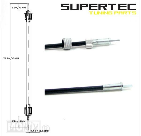 Kabel KM Teller VDO/Miranda 75cm Supertec