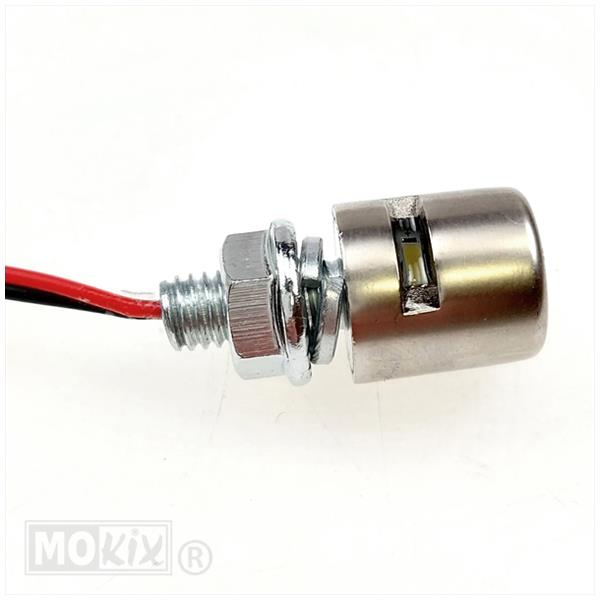 Kentekenplaatverlichting Schroef LED 12V Chroom - Afbeelding 2