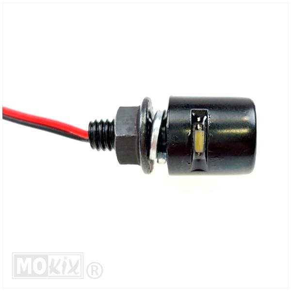 Kentekenplaatverlichting Schroef LED 12V Zwart - Afbeelding 2