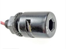Kentekenplaatverlichting Schroef LED 12V Zwart